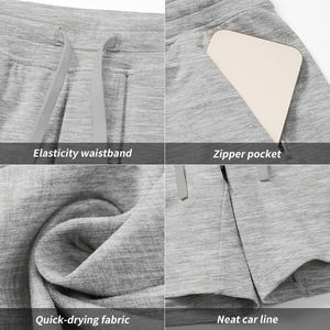 Pantalones Cortos Deportivos de Compresión para Hombre, Cintura Elástica, Transpirables, de Secado Rápido, para Baloncesto, Running, Gimnasio - Product Image 6