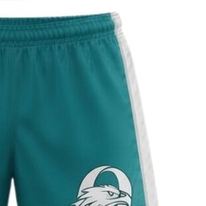 Pantalones Cortos de Lacrosse Unisex en Verde Azulado y Blanco, de Poliéster, Ajuste Atlético, Ropa Deportiva, Uniforme para Equipo Deportivo, Ropa de Entrenamiento - Product Image 5