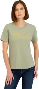 T-shirt décontracté pour femme, coupe ample, col en V, manches courtes, couleur unie, coupe classique, 100% coton jersey, respirant, écologique, printemps - Product Image 3