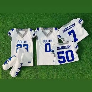 Uniforme de football américain pour hommes adultes de qualité supérieure, impression numérique personnalisée, 100% polyester, sublimation, séchage rapide - Product Image 6