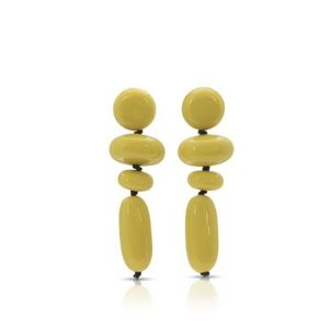 ต่างหูแฟชั่นเรซิ่นทำมือสุดอินเทรนด์  คริสตัลทนทาน  เครื่องประดับ - Product Image 2