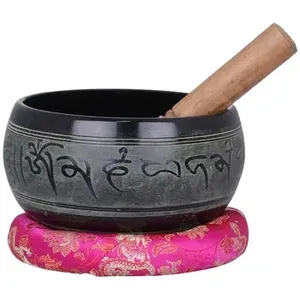 Última Novedad: Juego de Cuencos Tibetanos de Latón Hechos a Mano para Meditación y Sanación Budista, de Alta Calidad y a Bajo Precio - Product Image 2