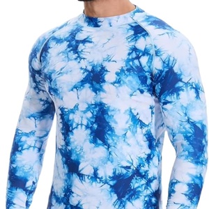 Chemise de compression à manches longues pour homme UPF 50+ Protection solaire UV Respirante Anti-bactérienne Séchage rapide Entraînement sportif - Product Image 1