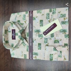 Chemise décontractée pour hommes de super qualité Logo personnalisé 100% coton pour l'exportation de la saison d'automne du Bangladesh Chemise formelle exclusive pour hommes - Product Image 3