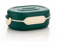 Lonchera de plástico de alta calidad con contenedor para salsa y compartimentos separados para condimentos al mejor precio por proveedor.