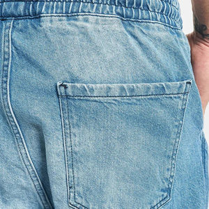 <b>Men's</b> Premium Cargo Designer Acid Wash <b>Jean</b> Trousers New Fashion Casual <b>Ripped</b> Multi-Pockets Stitching Multi-Purpose Cargo <b>Jeans</b> - Product Image 4