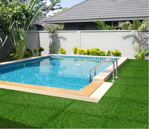 Bon prix, haute qualité, tuiles de gazon de jardin GWV-6201VN, tuiles de gazon artificiel de haute qualité pour la décoration paysagère - Product Image 6