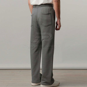 Men Straight Mid Waist <b>Slim</b> Fit <b>Jogger</b> Pant Casual with Side Pockets Lightweight Breathable All Day Indoor Outdoor - Product Image 2