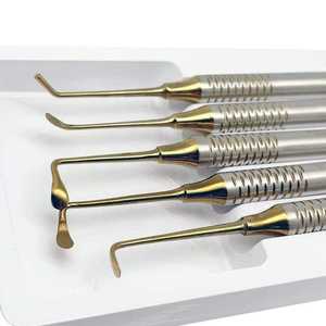 Kit d'examen dentaire en acier inoxydable pour usage professionnel : miroir de blanchiment dentaire, détartreur, pinces, instruments chirurgicaux de base - Product Image 4