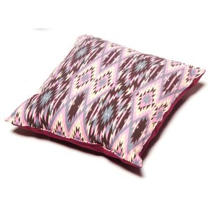 70s Vintage Tribal Convertible & Reversible <b>Squared</b> 2-in-1 Collapsible Dog House Bed Throwback Pet Furniture - Product Image 3