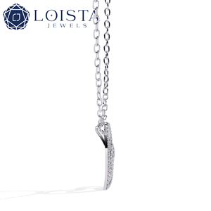 Collier en diamant de laboratoire, pendentif en diamant, bijoux en diamant de laboratoire - Product Image 2