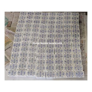 Meilleur design Produit haut de gamme Boîte incrustée de marbre de haute qualité avec nacre Matériau utilisé pour le stockage des bijoux Boîte d'article cadeau - Product Image 1