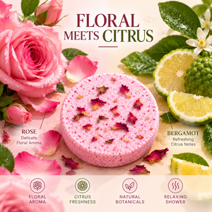 Diffuseur de vapeur de douche aux herbes, rose et bergamote pour une routine de douche relaxante, emballage personnalisé, fabricant OEM ODM, approvisionnement en gros, étiquette de marque - Product Image 6