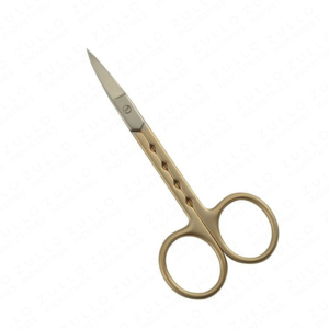 Ciseaux à ongles professionnels en acier inoxydable doré, lame pointue et aiguisée, outil de beauté pour la coupe, logo personnalisé, marque privée, vente en gros - Product Image 4
