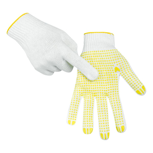 PVC Dotted <b>Gloves</b> Non Slip Safety <b>Gloves</b> Manufacturer Supplier Affordable PVC Dotted <b>Gloves</b> - Product Image 4