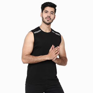 Camiseta sin mangas para hombre, camiseta sin mangas lisa, camiseta sin mangas para fitness, camiseta sin mangas para gimnasio, chaleco para correr, camiseta sin mangas deportiva de marca privada OEM - Product Image 4