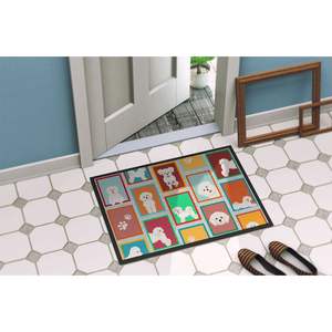 Bichon Frise <b>Doormat</b> Non-Slip <b>Washable</b> Indoor/Outdoor Entryway Rug 24H X 36W for Front Door Use - Product Image 4