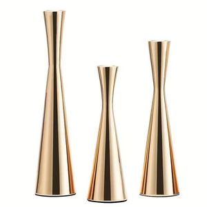 เชิงเทียนโลหะสุดหรู ดีไซน์สีทองสง่างาม เหมาะสำหรับงานหรูหราและงานแต่งงาน - Product Image 5