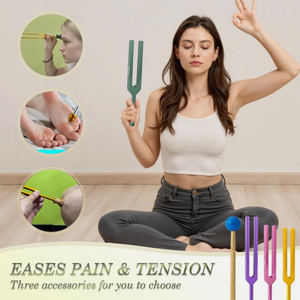 Juego de 10 Diapasones sin Peso para Sanación, Diapasones de Chakra Multicolores - Product Image 2