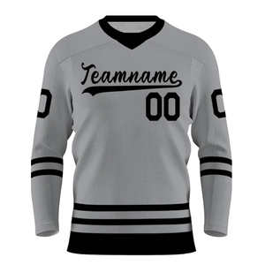 Maillot de hockey sur glace 100% polyester, taille adulte, sans manches, couleur unie, personnalisable, unisexe, toutes saisons, vêtements d'entraînement sportifs - Product Image 6
