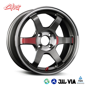 Jantes en alliage d'aluminium forgé pour sports de course, pour RAYS TE37 SONIC SL FIAT Alfa Romeo Maserati Opel Peugeot Citroen <span class=keywords><strong>Renault</strong></span> BMW - Product Image 1