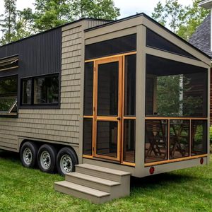 Maison conteneur écologique – Tiny House de 220 pieds carrés LIVRAISON GRATUITE À TOUT LE MONDE - Product Image 1