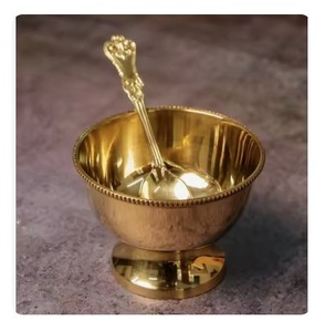 Bol en cuivre ayurvédique en gros, bol en cuivre indien, bol en cuivre pour la décoration intérieure, bol en cuivre de luxe, bols écologiques très demandés - Product Image 5