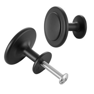 Paquete de 30 tiradores y manijas de aleación de zinc negro de 1.22 pulgadas, estilo hongo, para gabinetes, cajones y puertas de cocina y muebles - Product Image 5