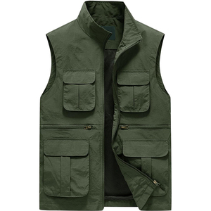 Gilets matelassés personnalisés à prix de gros – Veste sans manches chaude et décontractée pour l'hiver, imperméable, style streetwear - Product Image 1
