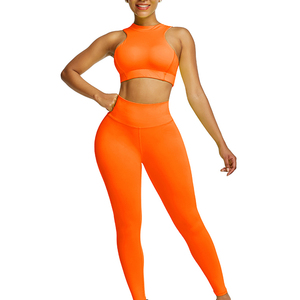 Conjunto de yoga personalizado al por mayor para mujer, ropa deportiva moderna, conjuntos de yoga de secado rápido para correr, adelgazar, gimnasio y deportes para damas. - Product Image 5