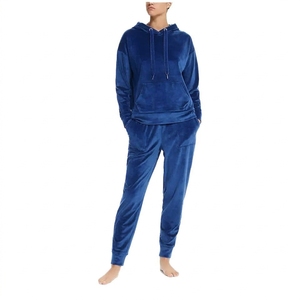 Ensemble de survêtement pour hommes en coton 100% respirant, col montant, veste zippée, pantalon long, poches pour téléphone, couleur unie, style athlétique, vente en gros - Product Image 2