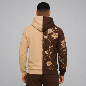 Sweat à capuche brodé pour homme, personnalisable avec logo, en molleton de coton doux, chaud, respirant, style streetwear décontracté - Product Image 6