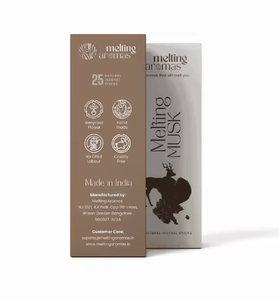 ธูปหอมกลิ่นมัสก์หรูหรา MELTING MUSK พรีเมียมจากธรรมชาติ ติดทนนาน เหมาะสำหรับพิธีกรรม สมาธิ และอโรมาเธอราพี - Product Image 3