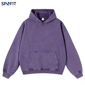 เสื้อฮู้ดดี้ปักลายบาติกแบบสวมหัว คอซิป 1/4  ผ้าฝ้าย 100% หนัก 300 กรัม ทรงหลวม ใส่ได้ทั้งชายหญิง สไตล์สตรีทแวร์  คอลเลคชั่นใหม่ ฤดูใบไม้ร่วง-ฤดูหนาว - Product Image 2