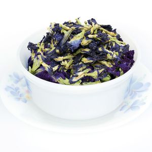 Standard Bulk Dried Butterfly Pea Flowers Natural Blue Petals Herbal <b>Slimming</b> <b>Tea</b> Beverage Processing Wholesale Vietnam Supply - Product Image 4