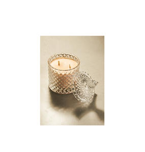 Pot de bougie vide avec couvercle en métal, gros, coloré, ambre, noir, clair, pour la saint valentin, cylindre en métal en soie fait à la main, vente en gros - Product Image 5