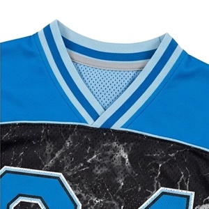 OEM Custom High Quality Polyester <b>Mesh</b> Retro Soccer American Football Jersey Oversized Boxy Shirt Cropped <b>Plus</b> <b>Size</b> Summer - Product Image 5
