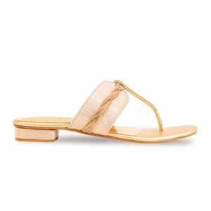 Chappal dorado de señora - Product Image 4