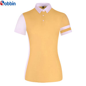 Fabricant de polos de golf brodés avec logo, polos de golf pour femmes confortables et personnalisés, vêtements respirants pour femmes - Product Image 2
