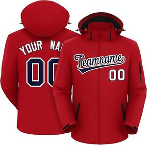 Veste de football à capuche personnalisée OEM de haute qualité, coupe-vent, épaisse et chaude, doudoune longue pour l'hiver - Product Image 1