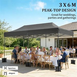 Dark Gray Pop up <b>Canopy</b> Tent <b>Sunshade</b> - Product Image 2