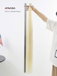 Precio al por mayor Extensiones de cabello a granel Cabello humano vietnamita Double Drown 100 gramos Colores oscuros 20 pulgadas - Product Image 2