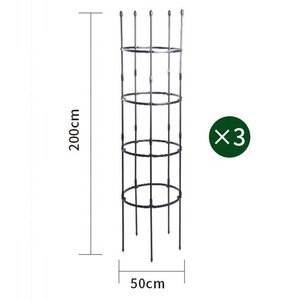 Garden Decor Easy Use Round Metal Tower <b>Obelisk</b> <b>Plant</b> Support - Product Image 2