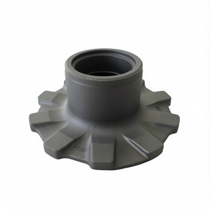 Cubo Delantero de Acero Forjado/ Hierro Fundido Mecanizado por CNC |   Conjunto de Eje de Rueda Delantera con Cubo de Rueda, Rodamiento de Doble Hilera, Electroerosión por Hilo, Brochado - Product Image 1