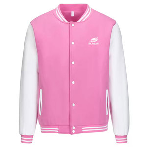 Factory Direct Supply Men Winter Varsity Jacket Premium Stitching <b>Covered</b> <b>Button</b> Closure Long Sleeve Design Stand Front - Product Image 1