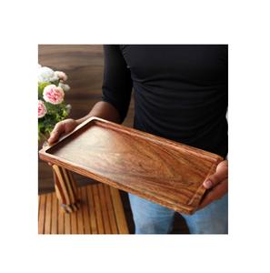 Plateau de service en mélamine pour la maison et la cuisine, plateau de rangement 100% bois, fabrication sur mesure - Product Image 5