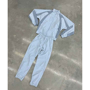 Fashion windbreaker tracksuit waterproof windproof two piece jacket and <b>pants</b> set for running hiking and athletic performance - Product Image 1