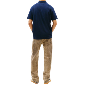 Polo pour homme sur mesure, service OEM, couleur dégradée, manches courtes, tricoté, séchage rapide, coupe décontractée classique - Product Image 4