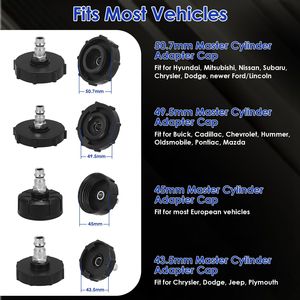 Kit Spurgo Freni Manuale Monoposto con Pompa Vuoto da 3L e Contenitore Olio Usato da 1L - Kit Riparazione e Spurgo Liquido Freni Auto - Product Image 6