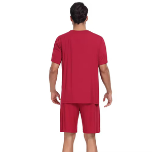 Ensembles décontractés deux pièces de haute qualité pour hommes : T-shirts à manches courtes et shorts – Vêtements en gros pour hommes – Ensembles de t-shirts 100 % coton - Product Image 6